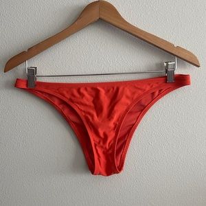 Aerie cheekier orange bikini bottom